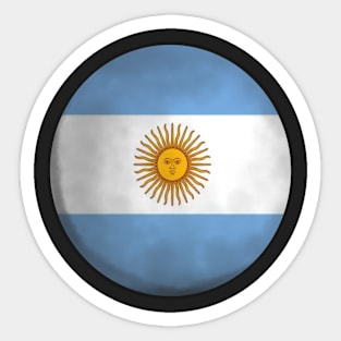 argentine flag ball Sticker